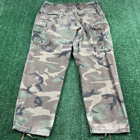 Tru-Spec Woodland Camouflage Cargo Pants Mens Large Regular 36x30" Military - Picture 6 of 9
